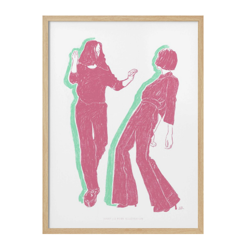 Cuadro "Dancing III"