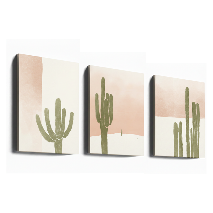 Set de cuadros "Desert Soft Tones"