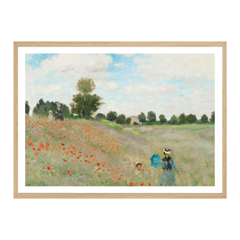 Cuadro "Poppy Field Near Argenteuil (1873)"