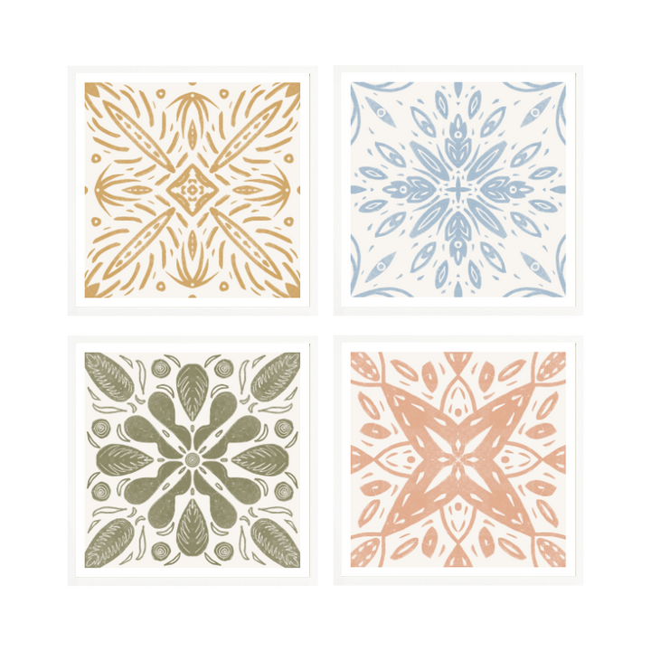 Set de cuadros "Azulejos"