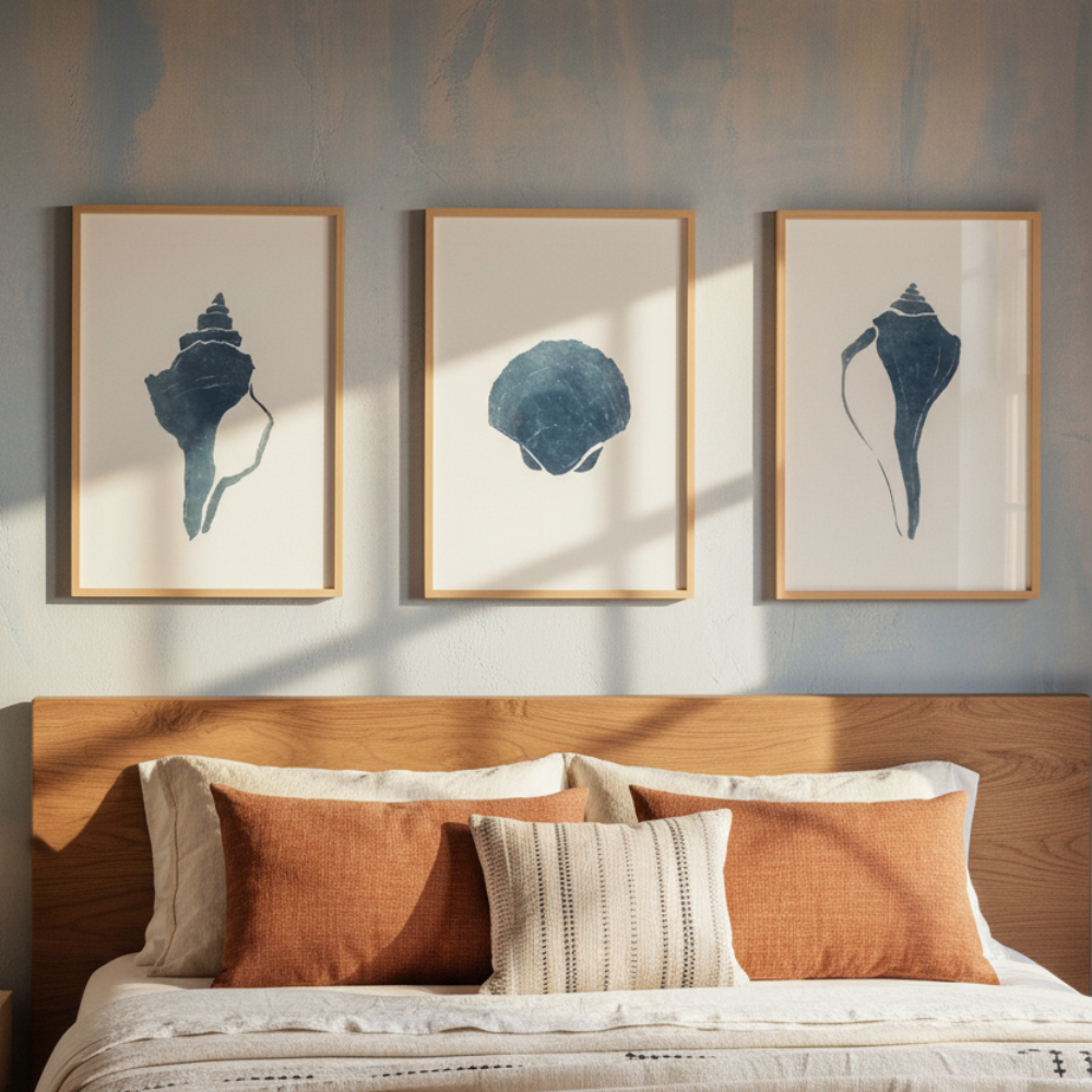 Cuadro "Blue Seashell III"