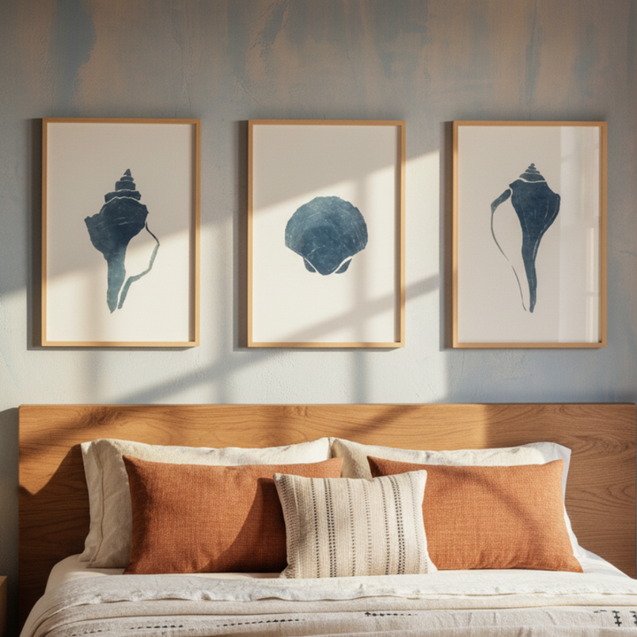 Cuadro "Blue Seashell II"