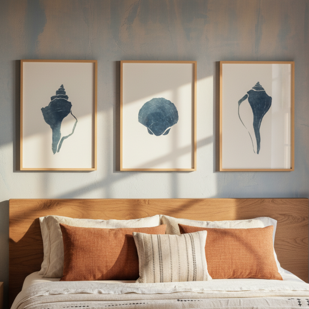 Cuadro "Blue Seashell I"