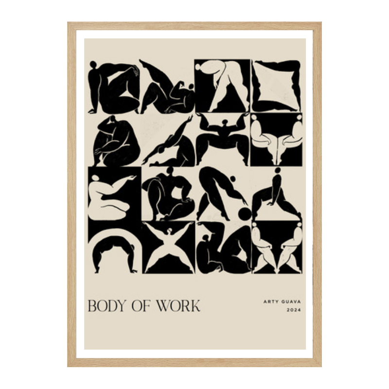 Body of Work (Noir) Art Print