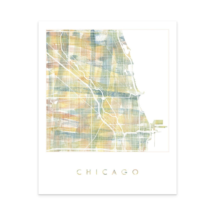 Chicago Illinois II Watercolor Art Print