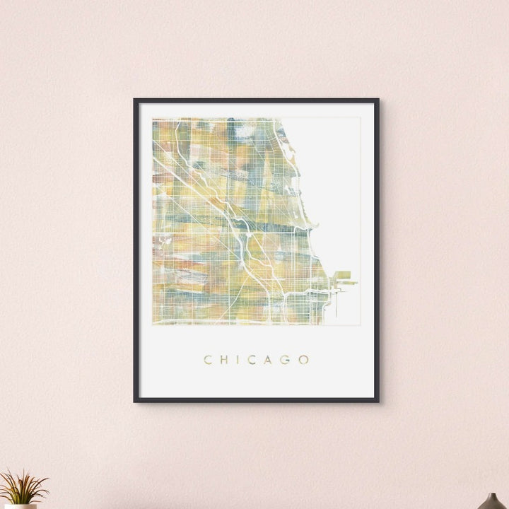 Chicago Illinois II Watercolor Art Print