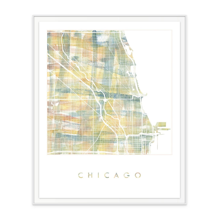Chicago Illinois II Watercolor Art Print