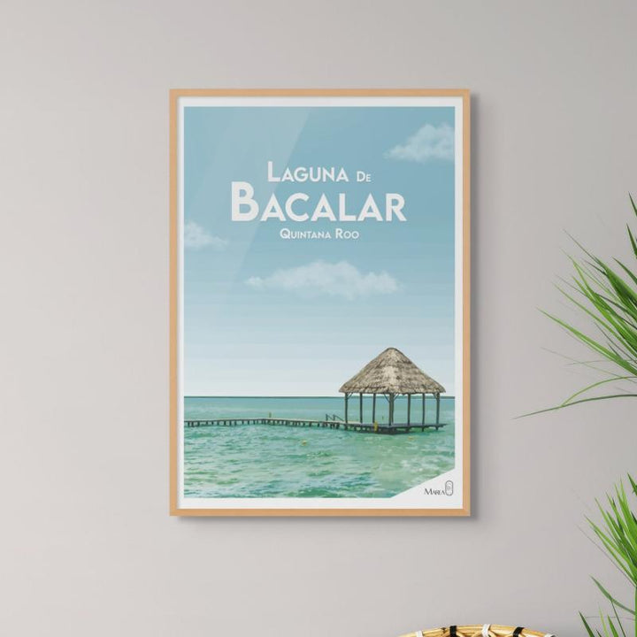 Laguna de Bacalar Art Print