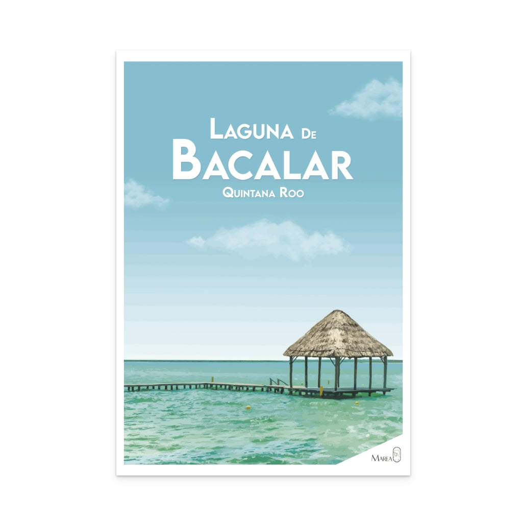 Laguna de Bacalar Art Print