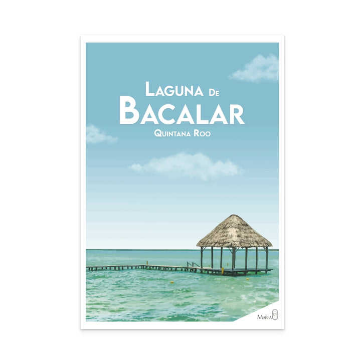 Laguna de Bacalar Art Print