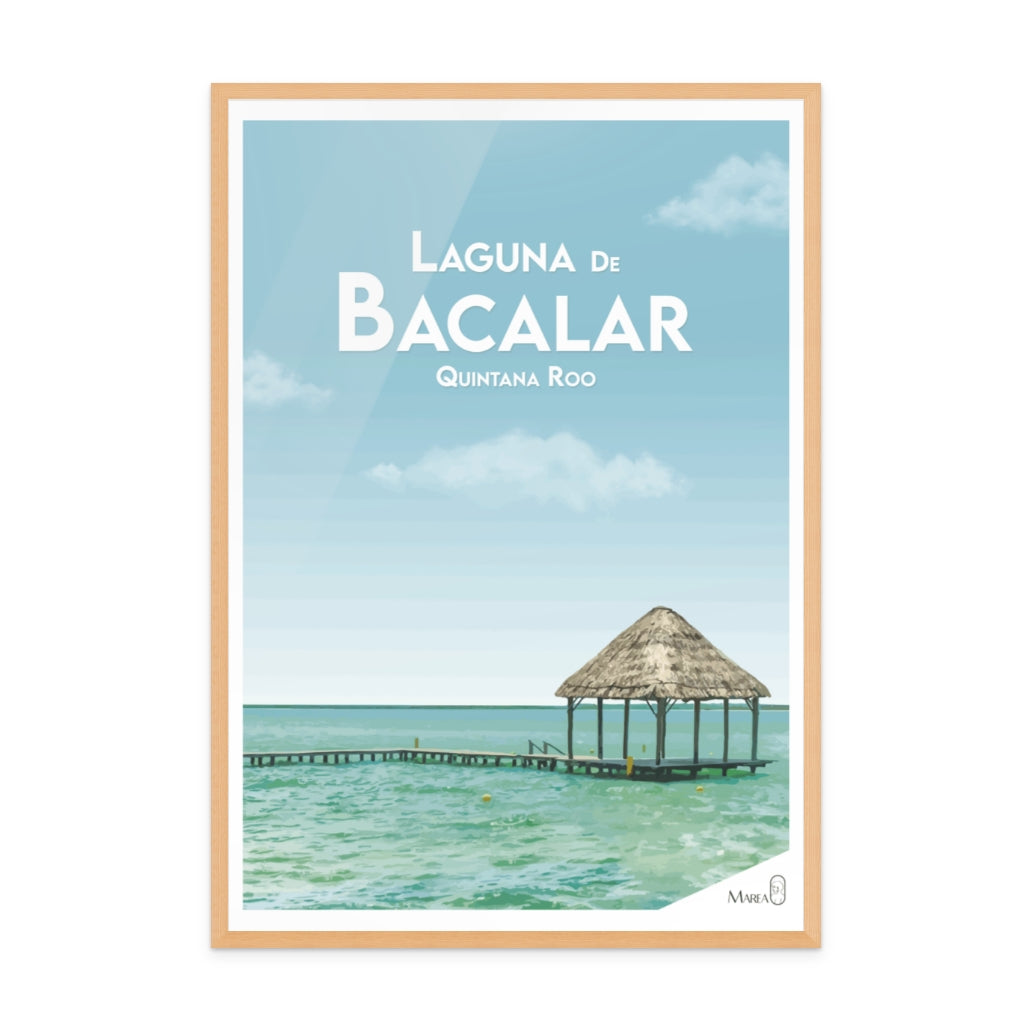 Laguna de Bacalar Art Print