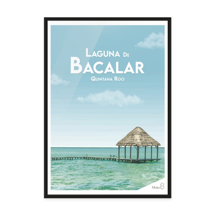 Laguna de Bacalar Art Print