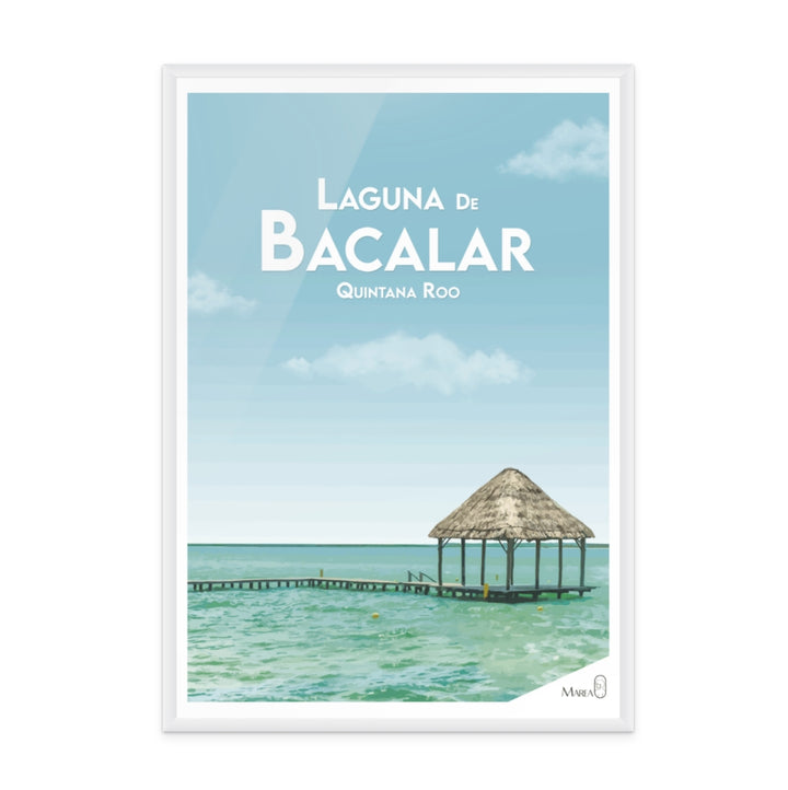 Laguna de Bacalar Art Print