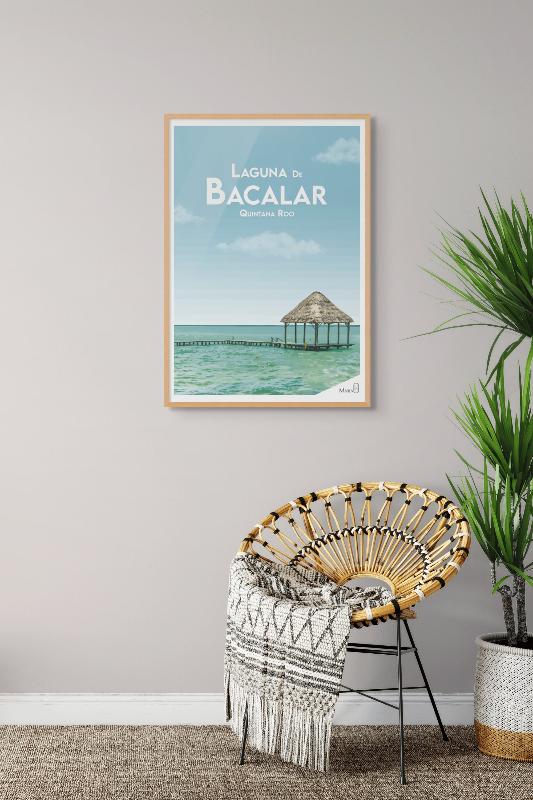 Laguna de Bacalar Art Print