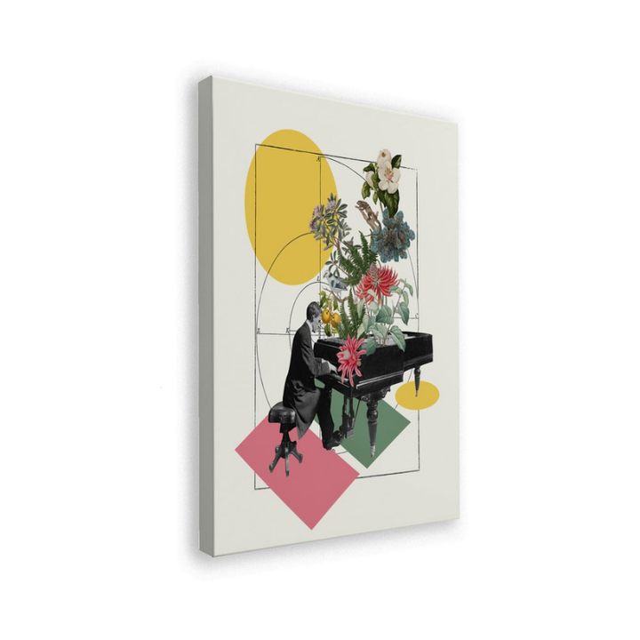 Cuadro "Pianist's Floral Rhapsody"