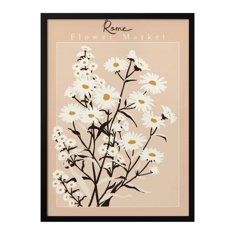 Cuadro "Flower Market Rome Aster"
