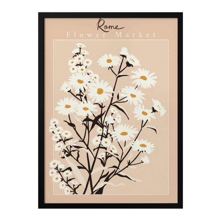 Cuadro "Flower Market Rome Aster"