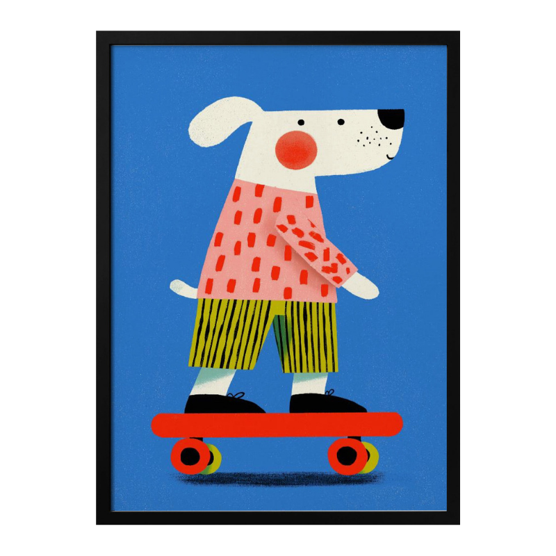Cuadro "Skating dog"