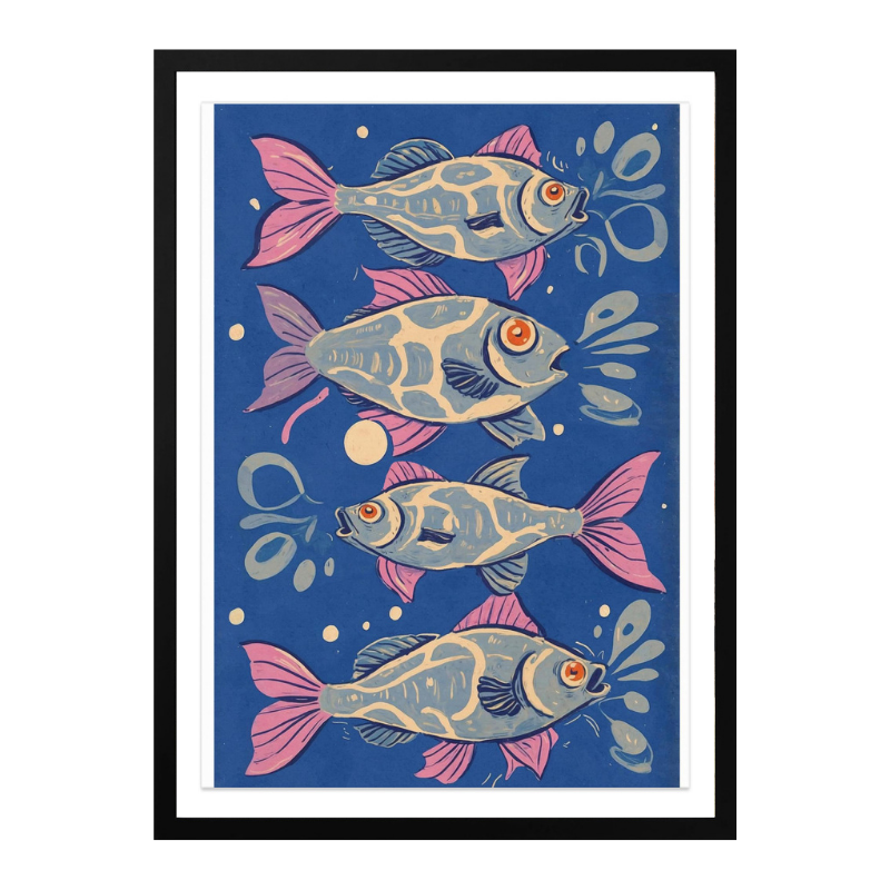 Oceanic Life - Fishes Art Print