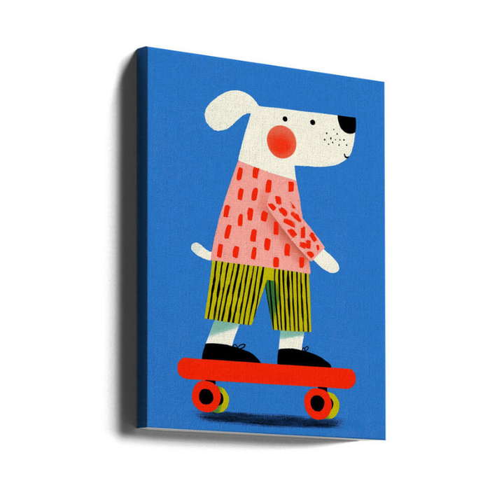 Cuadro "Skating dog"