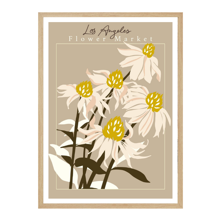 Cuadro "Flower Market Los Angeles Echinacea"