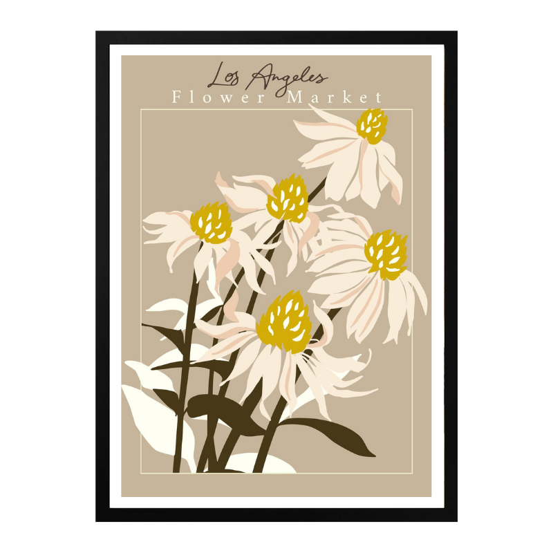 Cuadro "Flower Market Los Angeles Echinacea"