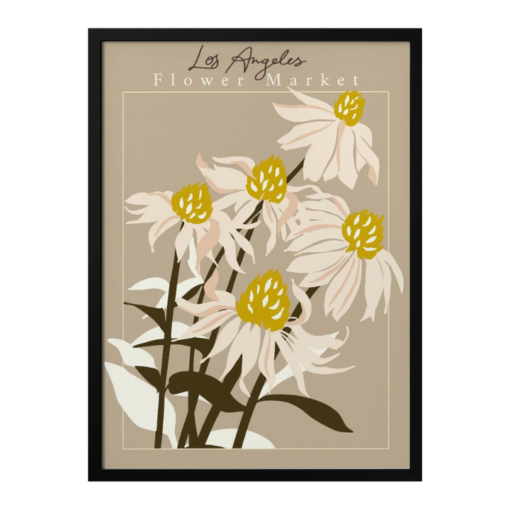 Cuadro "Flower Market Los Angeles Echinacea"