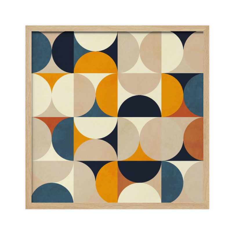 Cuadro "Geometry New 12 Bleu Claire"