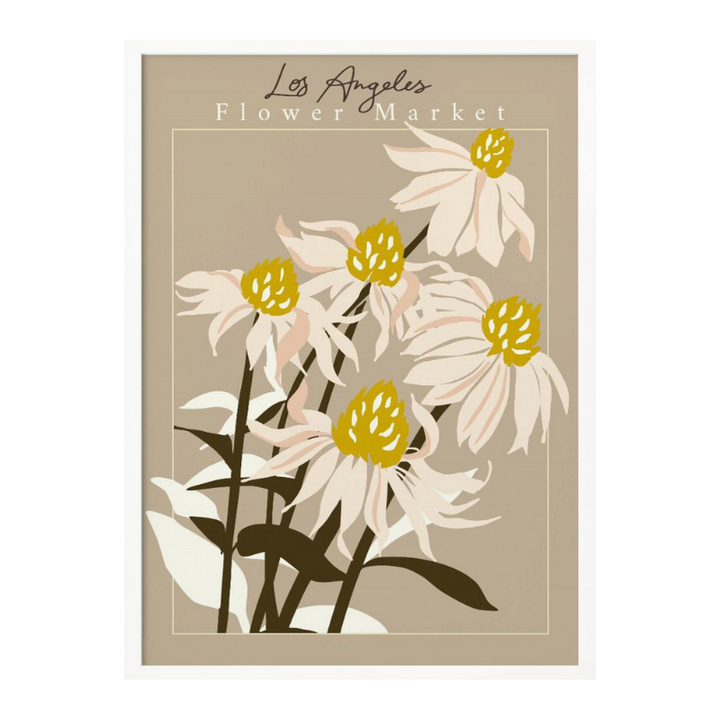 Cuadro "Flower Market Los Angeles Echinacea"