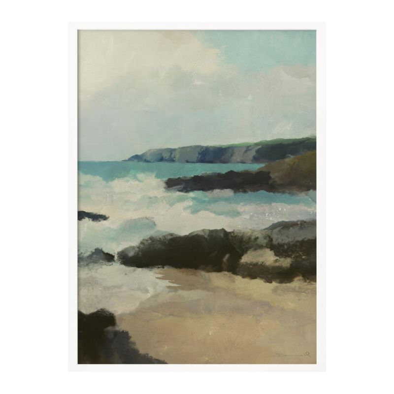 Rocky Beach Art Print