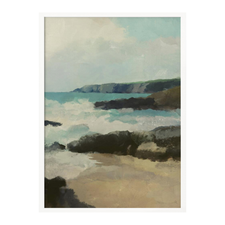 Rocky Beach Art Print