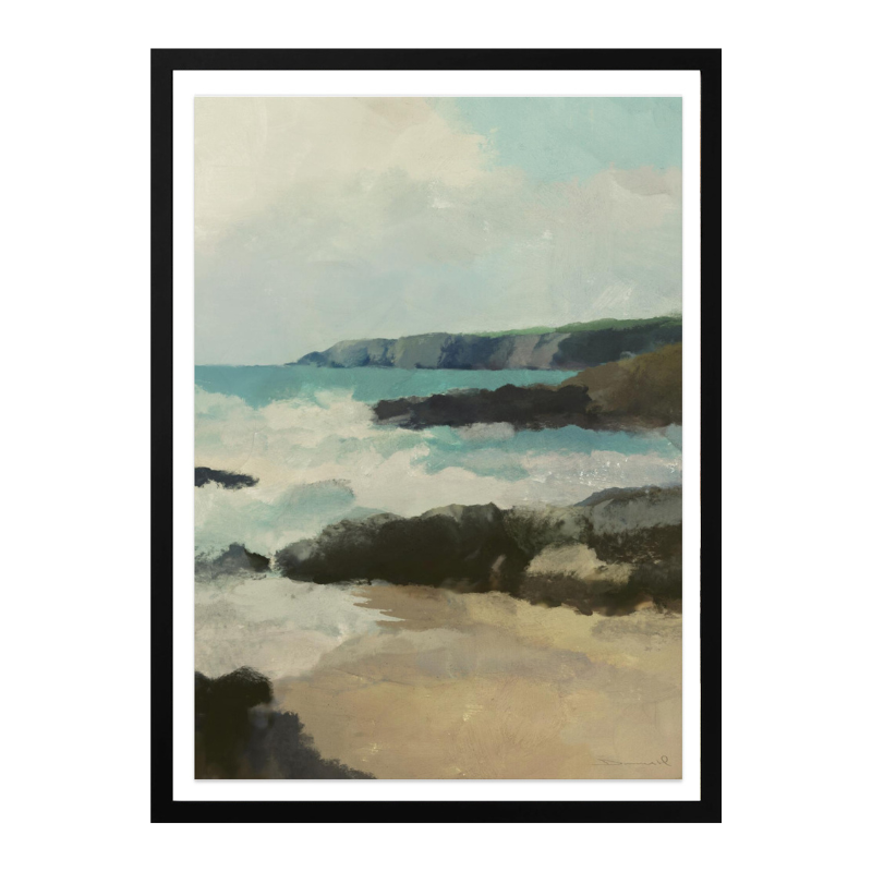 Rocky Beach Art Print