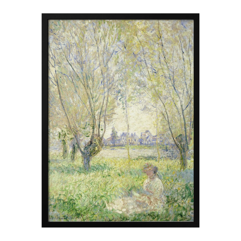 Cuadro "Woman Seated Under the Willows (1880)"