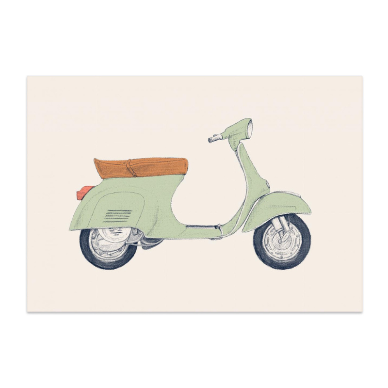 Vespa Print Art Print