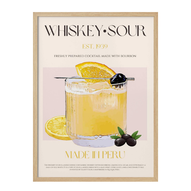Cuadro "Peruvian Whiskey Bliss"