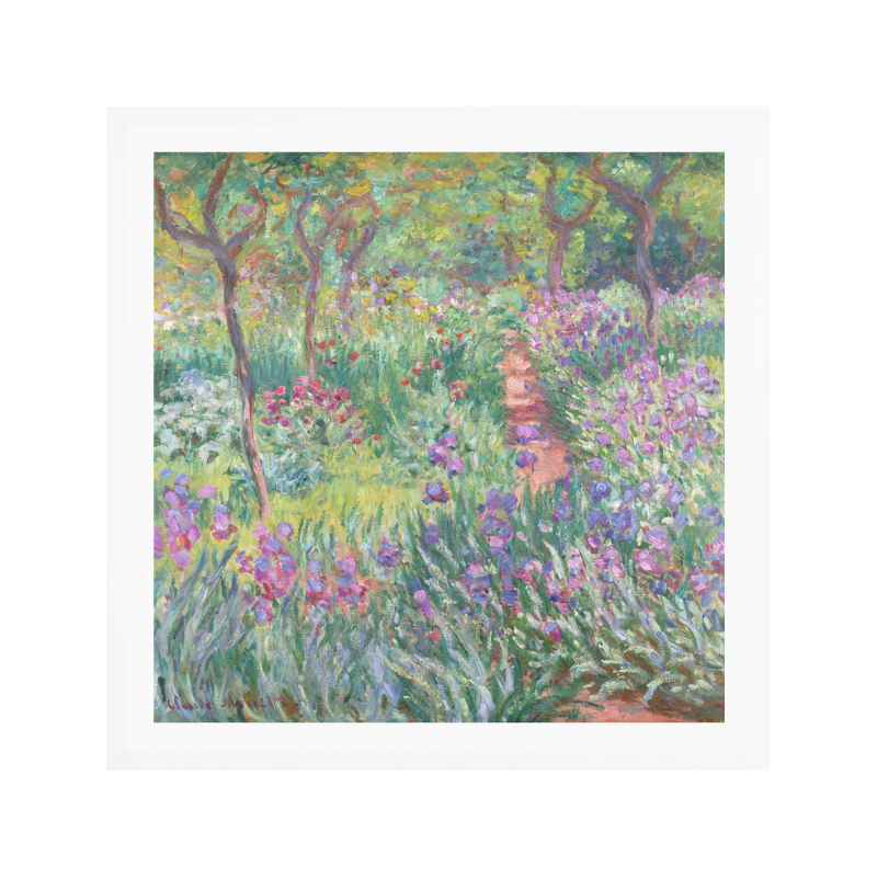 Cuadro “The Iris Garden at Giverny (1900)”