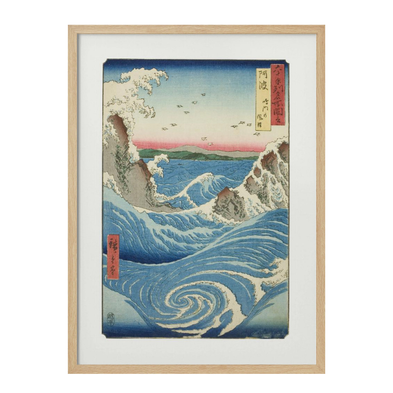 Cuadro "Awa Province Naruto Whirlpools"