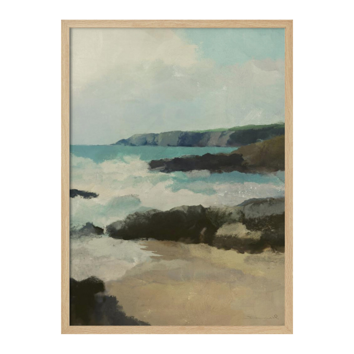 Rocky Beach Art Print