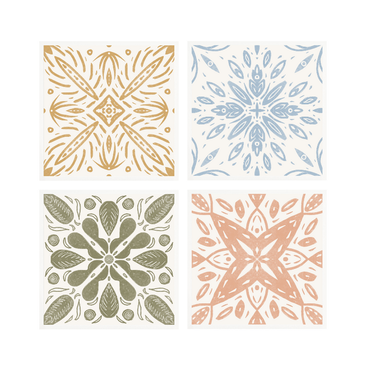 Set de cuadros "Azulejos"