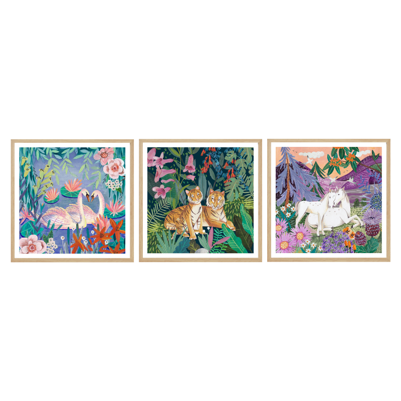 Set de cuadros "Wild Harmony"