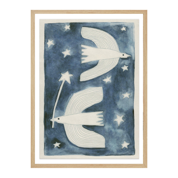 Celestial Birds Art Print