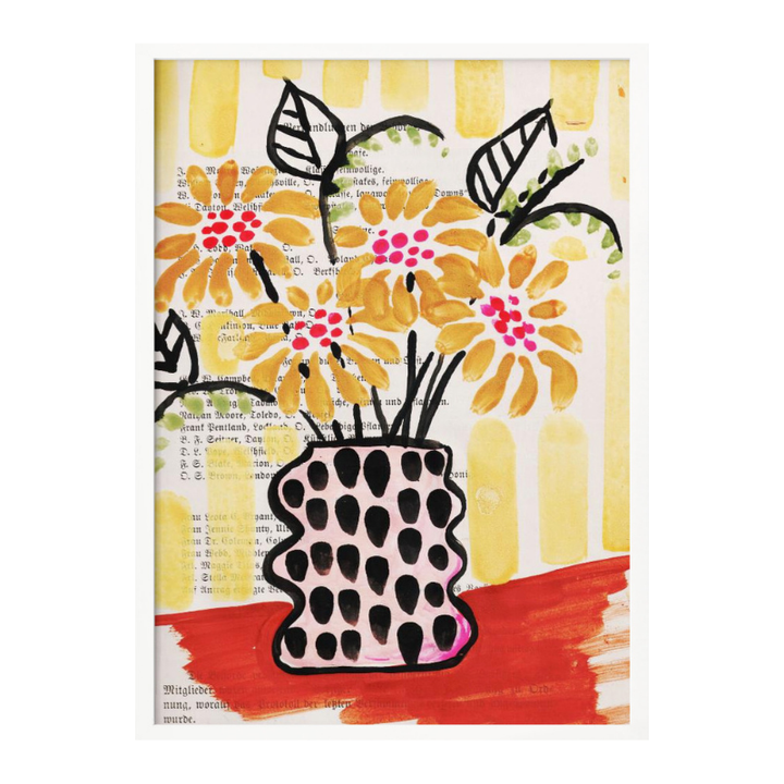 Cuadro "Sunflowers in a vase"