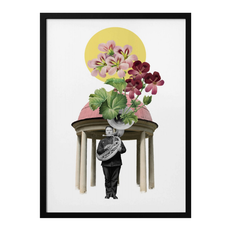 Cuadro "Whimsical Garden Music"