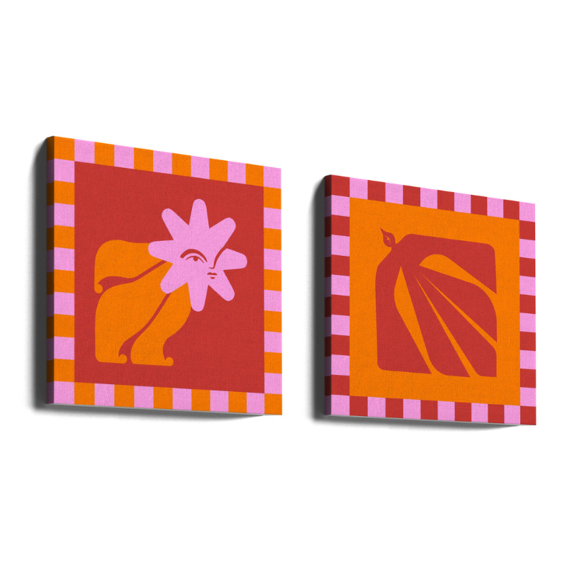 Set de cuadros "Organic Glow"