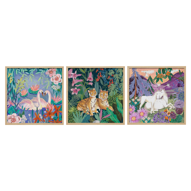 Set de cuadros "Wild Harmony"