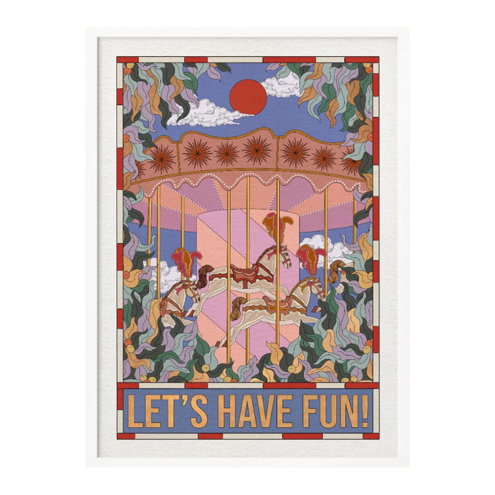 Cuadro "Carousel Whimsy"