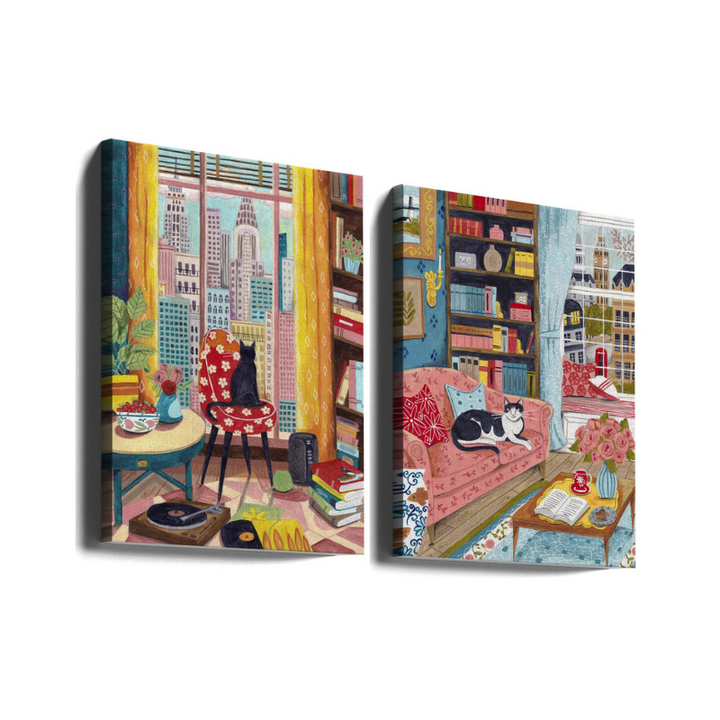 Set de cuadros "Cozy City Moments"