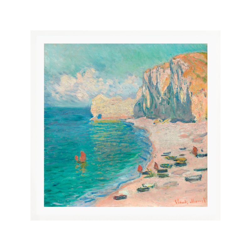 Cuadro “The Cliffs at Etretat (1885)”