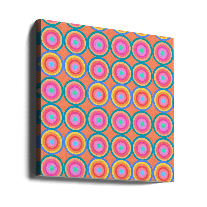 Cuadro "Colorful Retro Circles"