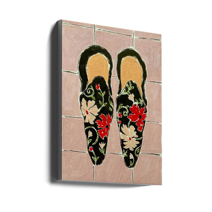 Cuadro "Black Shoes On Pink Tiles"